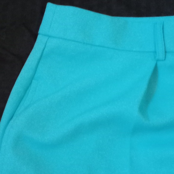 ASOS BLUE CROPPED PANTS, * ALTERED SIZE 14 - Picture 2 of 12
